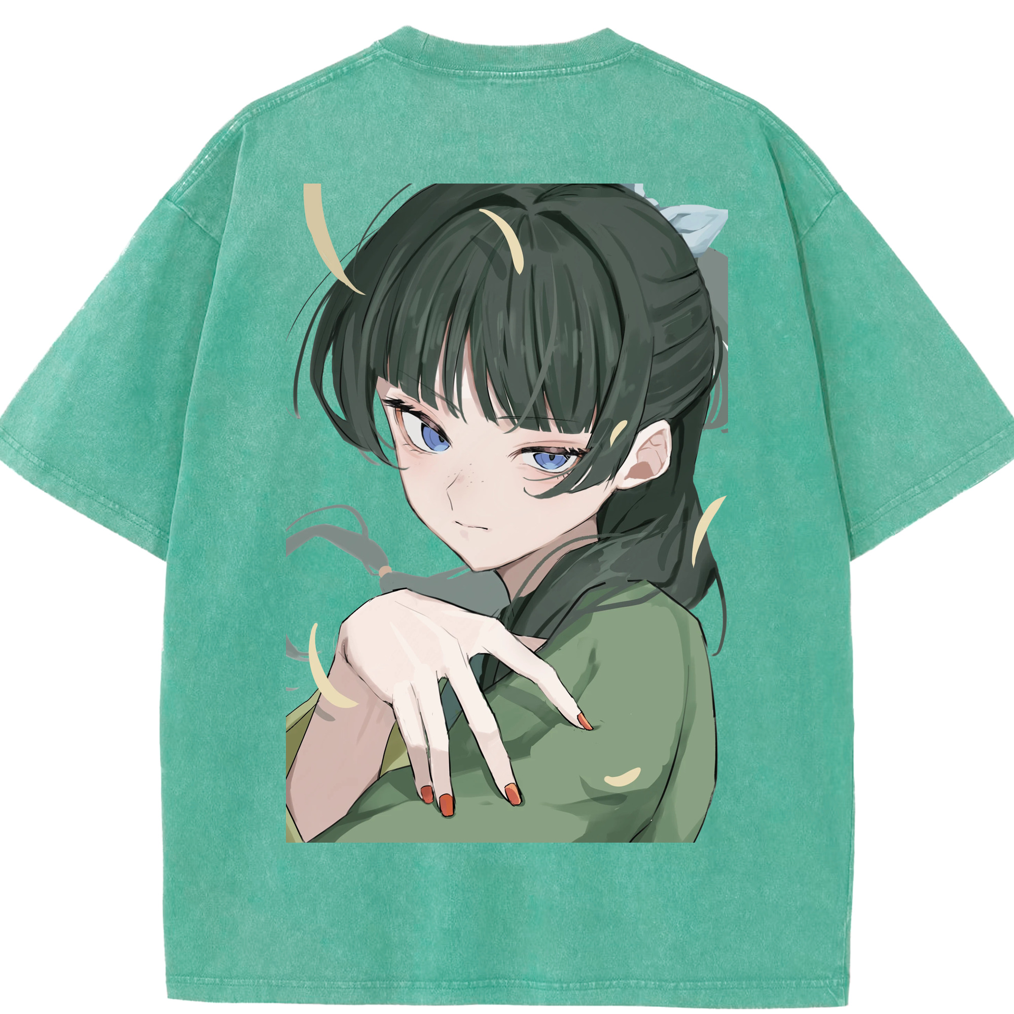 （画像用） 薬屋のひとりごと The Apothecary Diaries 綿100% ヴィンテージ風 半袖Tシャツ（背面プリント）